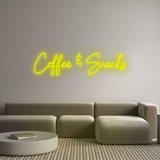 Custom Neon: Coffee & Snacks