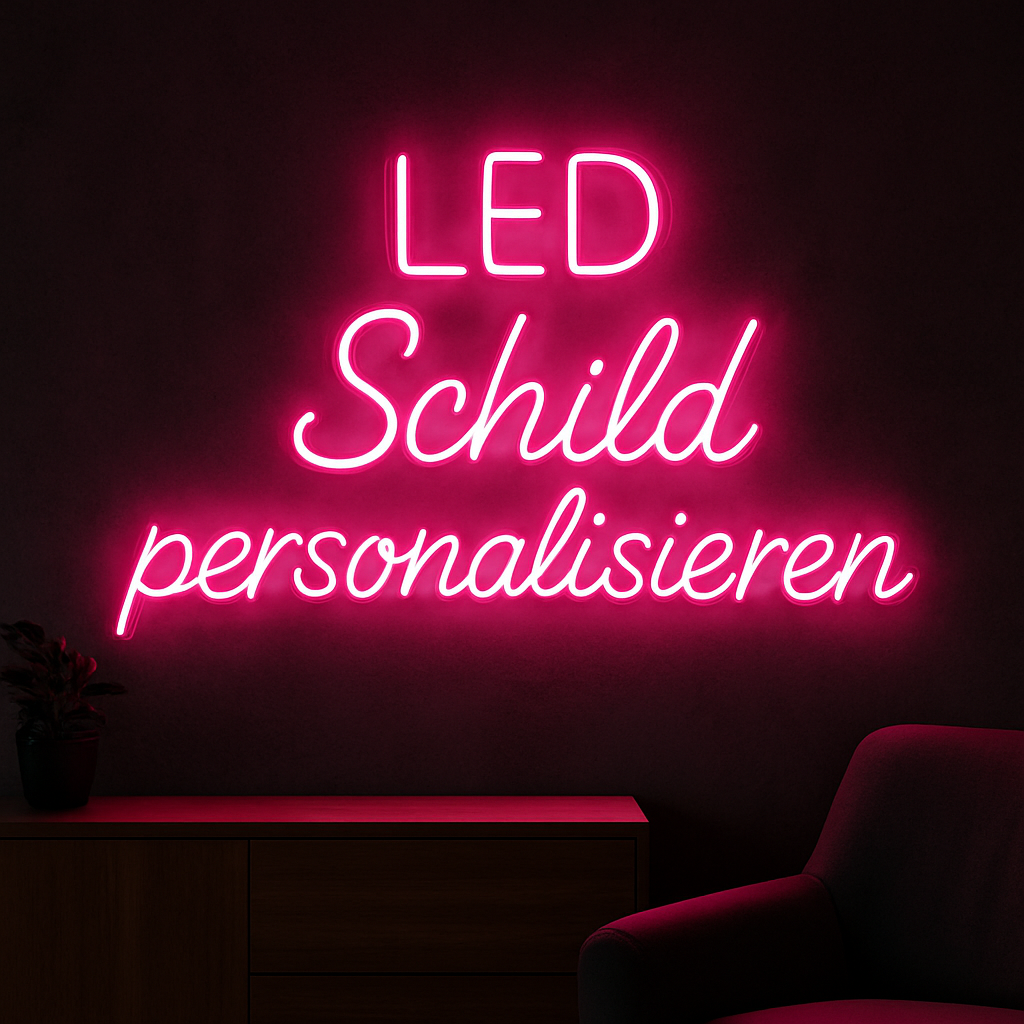 Neon Schriftzug Personalisieren