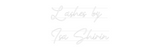 Custom Neon: Lashes by 
I...