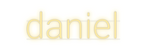 Custom Neon: daniel