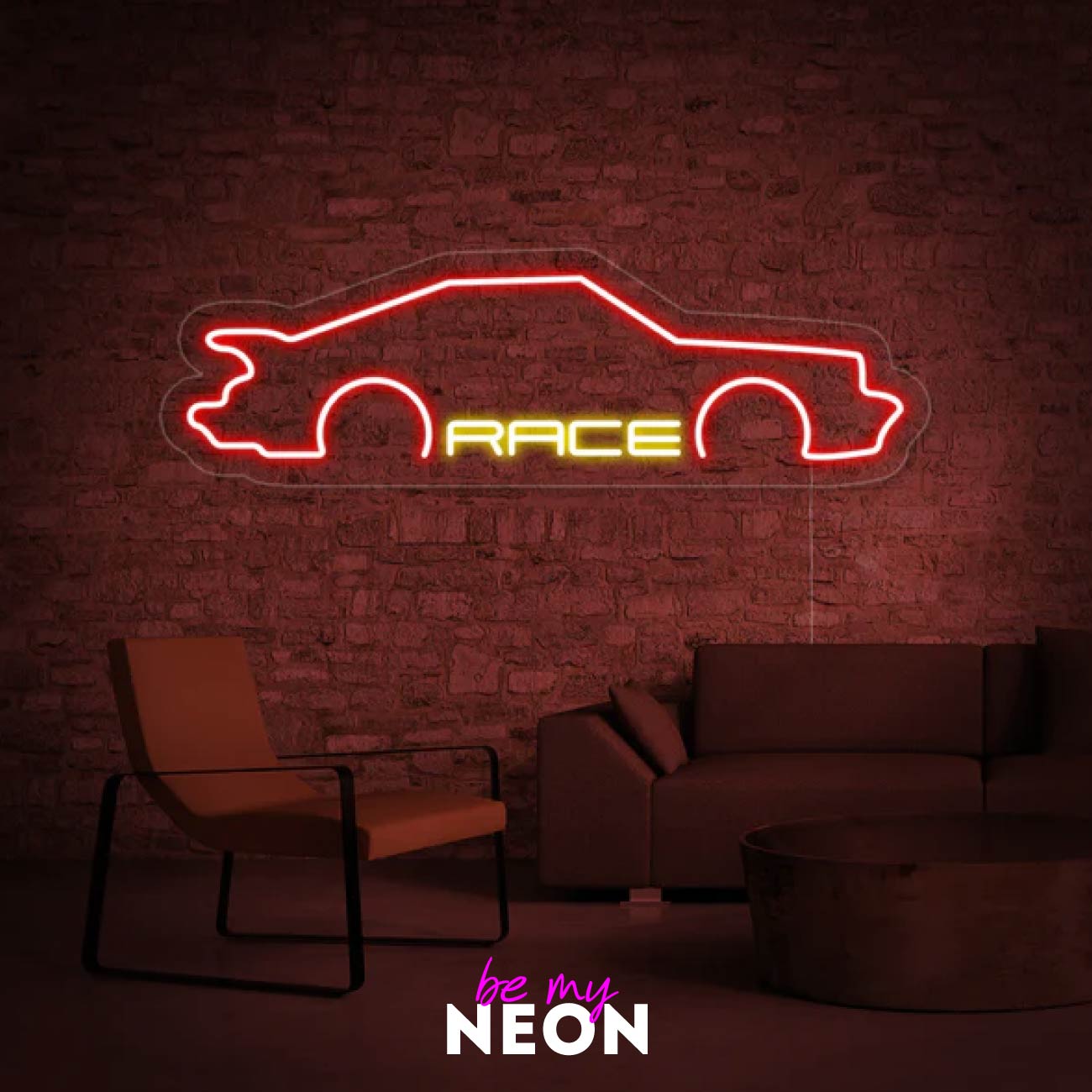 Race Auto LED Neonschild