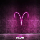 Sternzeichen "Widder" Leuchtmotiv aus LED Neon - Sternbild