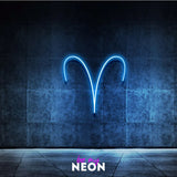 Sternzeichen "Widder" Leuchtmotiv aus LED Neon - Sternbild
