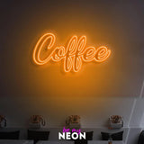 "Coffee" LED neon sign
