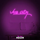 "Vice City" Leuchtmotiv aus LED Neon
