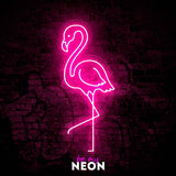 "Flamingo" Leuchtmotiv aus LED Neon