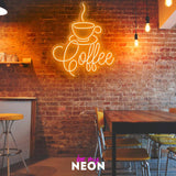 "Coffee Kaffee" LED Neonschild