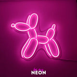 "Dolly" illuminated motif made of LED neon