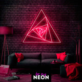 "Infinity" Leuchtmotiv aus LED Neon