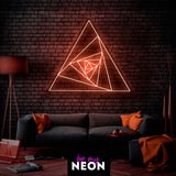 "Infinity" Leuchtmotiv aus LED Neon