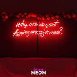 "What happens in the Salon stays in the Salon" LED neon sign