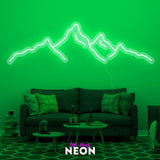 "Berge" Leuchtmotiv aus LED Neon