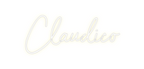 Custom Neon: Claudia