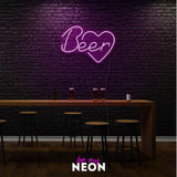 "Beer Lover" LED Neonschild
