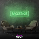 "Backstage"  LED Neonschild