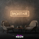 "Backstage"  LED Neonschild