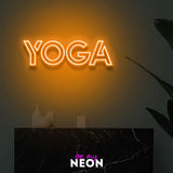 "YOGA" LED neon sign