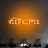 "Need Coffee" LED Neonschild