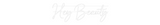 Personalisiertes Neonschild: Hey Beauty