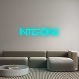 Personalisiertes Neonschild: InterDine