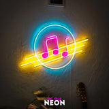 "Musik" Leuchtmotiv aus LED Neon