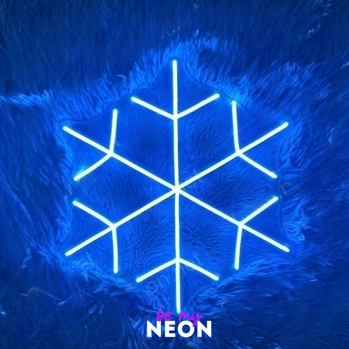 "Schneeflocke Winter" LED Neonschild