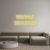 Personalisiertes Neonschild: Markthalle
S...