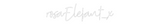 Personalisiertes Neonschild: rosaElefant_x