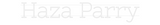 Personalisiertes Neonschild: Haza Parry