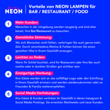 Vorteile von Neon Lampen für BAR / Restaurant / Food / Gastronomie 