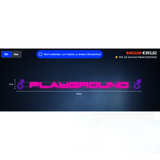 Custom Neon ♂ PLAYGROUND ♂ / Porsch. Font