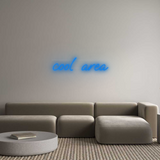 Personalisiertes Neonschild: cool area