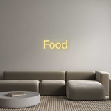 Personalisiertes Neonschild: Food