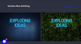 Custom Neon #1955 “EXPLODING IDEAS”