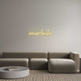 Personalisiertes Neonschild: amuse-bouche