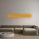 Custom Neon: DAG BÄCKEREI