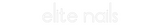 Personalisiertes Neonschild: elite nails