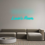 Personalisiertes Neonschild: Levin’s Room