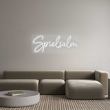 Personalisiertes Neonschild: Spielsalon