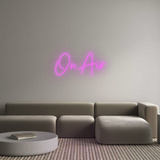 Personalisiertes Neonschild: On Air
