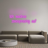 Personalisiertes Neonschild: Ich wachse 
...