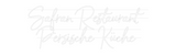Personalisiertes Neonschild: Safran Restau...