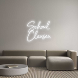Personalisiertes Neonschild: Schoul
Clausen