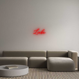 Personalisiertes Neonschild: Liebe