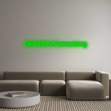 Personalisiertes Neonschild: OMEROVIConsul...