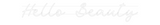 Personalisiertes Neonschild: Hello Beauty
