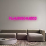 Custom Neon: Flamingo Imbiss