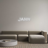 Personalisiertes Neonschild: JANN