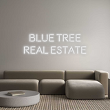 Personalisiertes Neonschild: Blue Tree
Re...