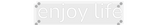 Personalisiertes Neonschild: enjoy life